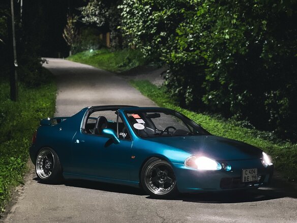1994 Honda CR-X Civic del Sol III, белый - вид 2