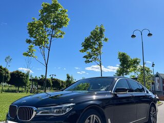 2016 BMW 7 серии 740d xDrive VI (G11/G12), чёрный, 3980000 рублей, вид 3