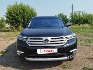 2013 Toyota Highlander II (XU40) Рестайлинг, чёрный, 1534300 рублей, вид 2