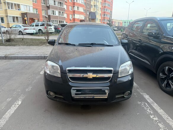2010 Chevrolet Aveo I Рестайлинг, чёрный - вид 1