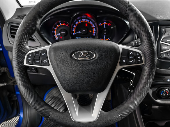 2020 Lada (ВАЗ) Vesta SW I, синий, 640000 рублей - вид 16