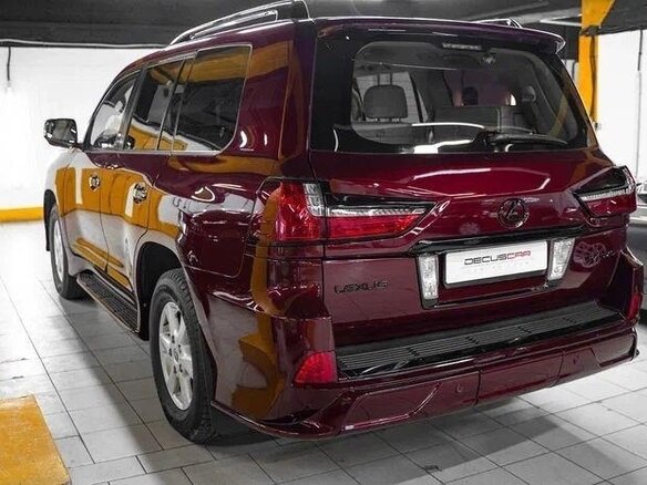 2008 Lexus LX 570 III, красный, 3500000 рублей - вид 5