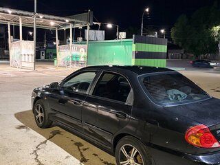 2007 Kia Spectra I Рестайлинг 2, чёрный, 275000 рублей, вид 4