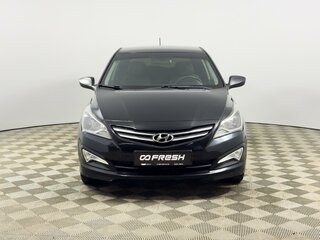 2016 Hyundai Solaris I Рестайлинг, чёрный, 849900 рублей, вид 3