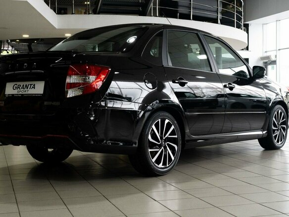 2026 Lada (ВАЗ) Granta Sport I Рестайлинг, чёрный - вид 3