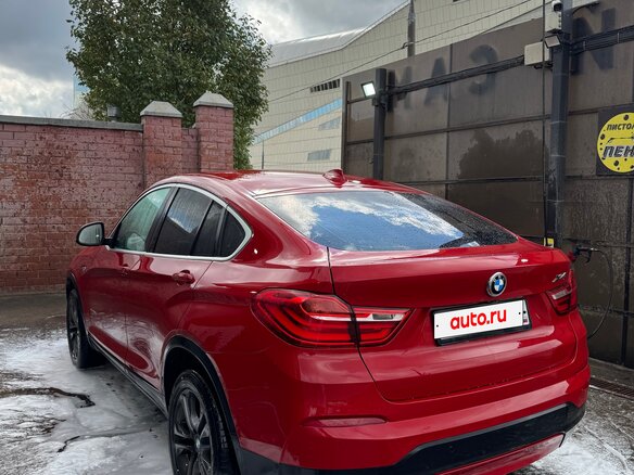 2017 BMW X4 28i I (F26), красный - вид 7