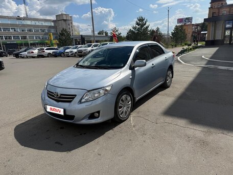 2008 Toyota Corolla AMT X (E140, E150), голубой, 810000 рублей, вид 2