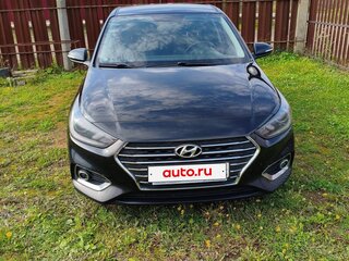 2020 Hyundai Solaris II, чёрный, 1490000 рублей, вид 3