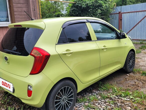 2012 Kia Picanto II, зелёный - вид 3