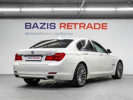 2009 BMW 7 серии Long 750Li V (F01/F02/F04), белый, 1569000 рублей, вид 5
