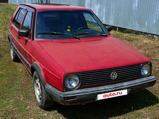 1990 Volkswagen Golf II, красный, 177000 рублей, вид 2