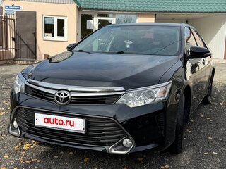 2015 Toyota Camry VII (XV50) Рестайлинг, чёрный, 1600000 рублей, вид 3