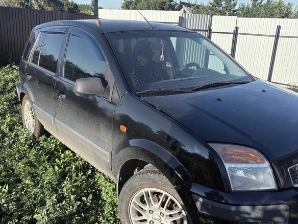 2007 Ford Fusion I Рестайлинг, чёрный - вид 2