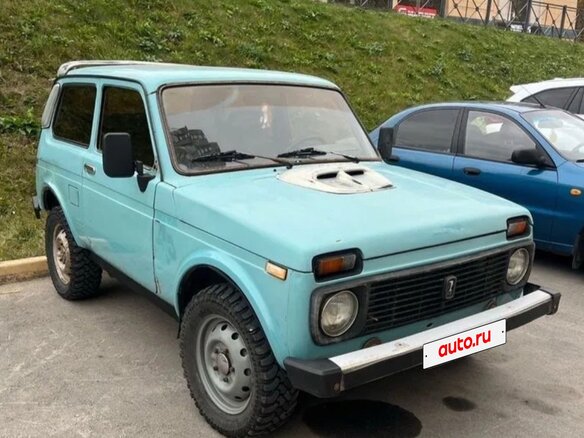 2000 Lada (ВАЗ) 2121 (4x4) I Рестайлинг, голубой, 165000 рублей - вид 2