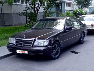 1997 Mercedes-Benz S-Класс 320 III (W140) Рестайлинг, коричневый, 605000 рублей, вид 1