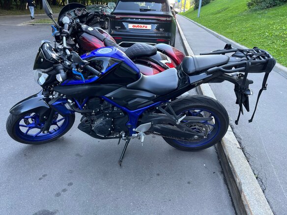 2018 Yamaha MT-03, синий, 420000 рублей - вид 1