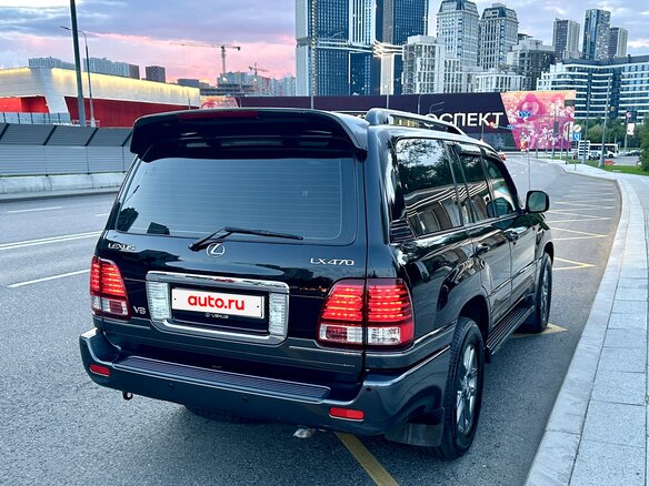 2005 Lexus LX 470 II Рестайлинг, чёрный, 5650000 рублей - вид 6