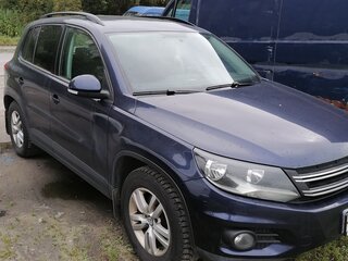 2011 Volkswagen Tiguan I Рестайлинг, синий, 1210000 рублей, вид 2