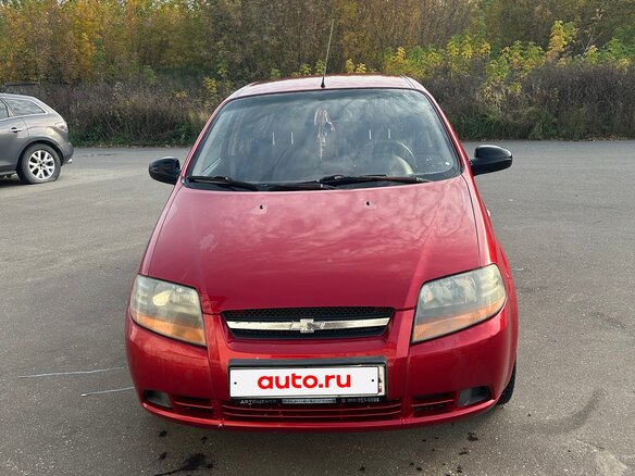 2005 Chevrolet Aveo I, красный, 300000 рублей - вид 1