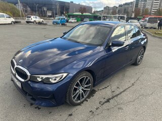 2019 BMW 3 серии 318d VII (G2x), синий, 3087000 рублей, вид 1