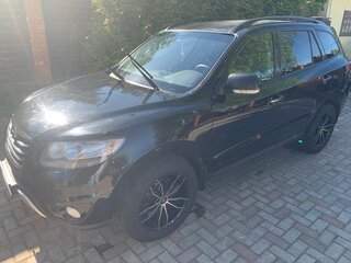 2011 Hyundai Santa Fe II Рестайлинг, чёрный, 975000 рублей, вид 3
