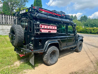 2008 Land Rover Defender 110 I Рестайлинг, чёрный, 2500000 рублей, вид 4