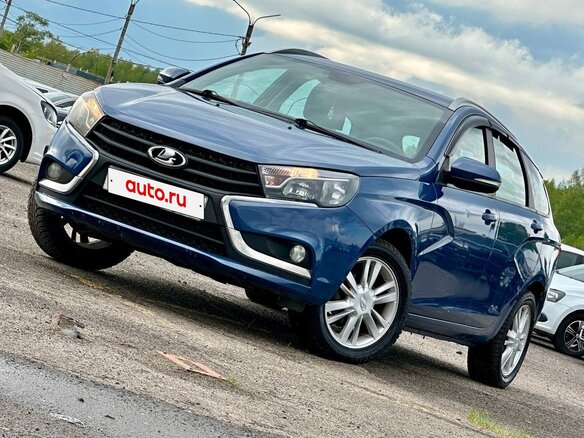 2019 Lada (ВАЗ) Vesta SW I, синий, 699999 рублей - вид 2