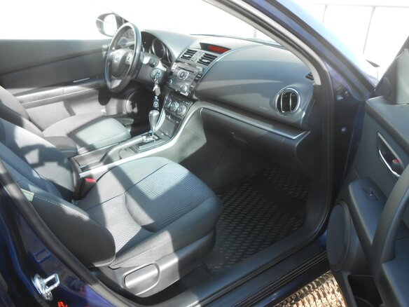 2011 Mazda 6 II (GH) Рестайлинг, синий, 1100000 рублей - вид 11