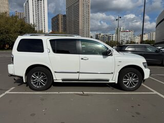 2008 Infiniti QX56 I Рестайлинг, белый, 1600000 рублей, вид 4