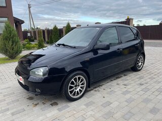 2012 Lada (ВАЗ) Kalina I, чёрный, 210000 рублей, вид 4