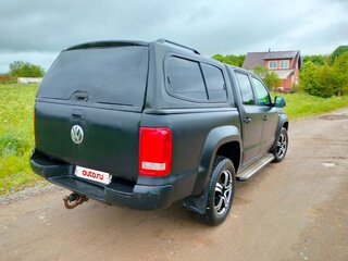 2013 Volkswagen Amarok Double Cab full-time I, чёрный, 1350000 рублей, вид 3