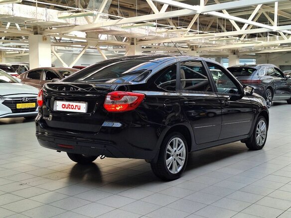 2024 Lada (ВАЗ) Granta I Рестайлинг, чёрный, 835000 рублей - вид 6