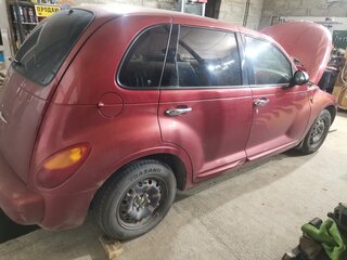 2002 Chrysler PT Cruiser, красный, 175000 рублей, вид 1