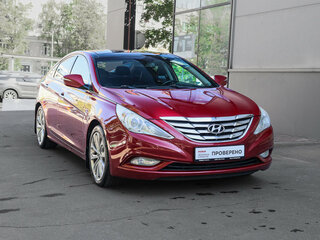 2011 Hyundai Sonata VI (YF), красный, 1050000 рублей, вид 3
