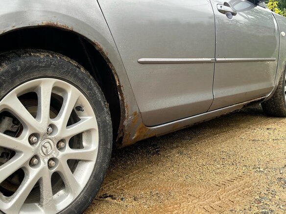 2004 Mazda 3 I (BK), серый, 330000 рублей - вид 8
