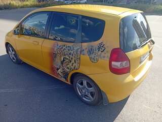 2008 Honda Jazz I Рестайлинг, жёлтый, 549555 рублей, вид 5