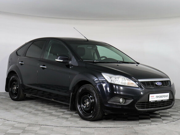 2010 Ford Focus II Рестайлинг, чёрный - вид 1