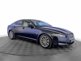 2014 Jaguar XF I Рестайлинг, синий, 1525000 рублей, вид 3