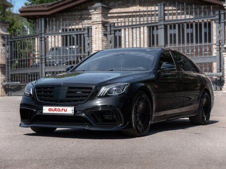 2014 Mercedes-Benz S-Класс AMG 63 AMG Long III (W222, C217), чёрный, 6500000 рублей, вид 3