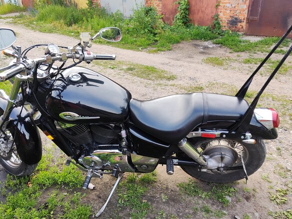 1996 Honda Shadow 1100, чёрный, 340000 рублей