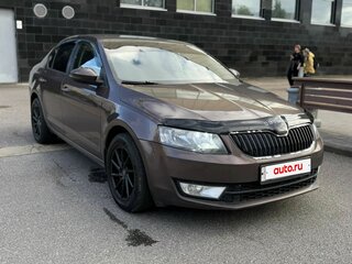 2013 Skoda Octavia III (A7), коричневый, 799000 рублей, вид 3