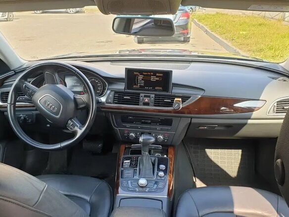 2014 Audi A6 IV (C7), чёрный, 1500000 рублей - вид 12