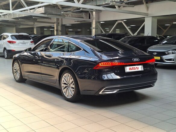 2021 Audi A7 55 TFSI II (4K), синий, 4900000 рублей - вид 4