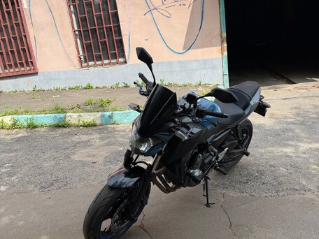 2018 Kawasaki Z 650, синий, 520000 рублей, вид 2