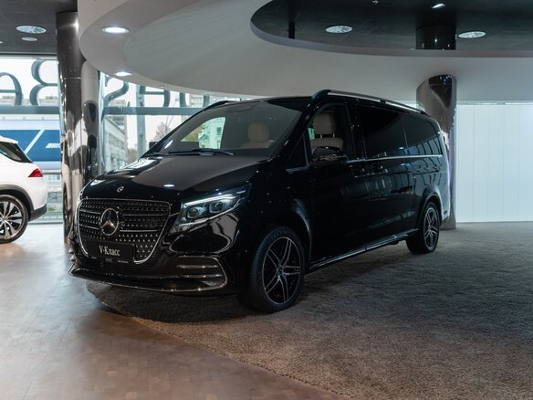 2025 Mercedes-Benz V-Класс Extra Long 300 d экстра длинный III (W447) Рестайлинг 2, чёрный, 36040000 рублей