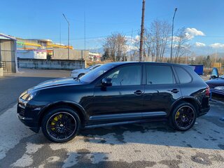 2008 Porsche Cayenne Turbo I Рестайлинг (957), чёрный, 1750000 рублей, вид 3