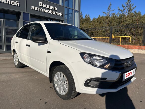 2021 Lada (ВАЗ) Granta I Рестайлинг, белый, 650000 рублей - вид 7
