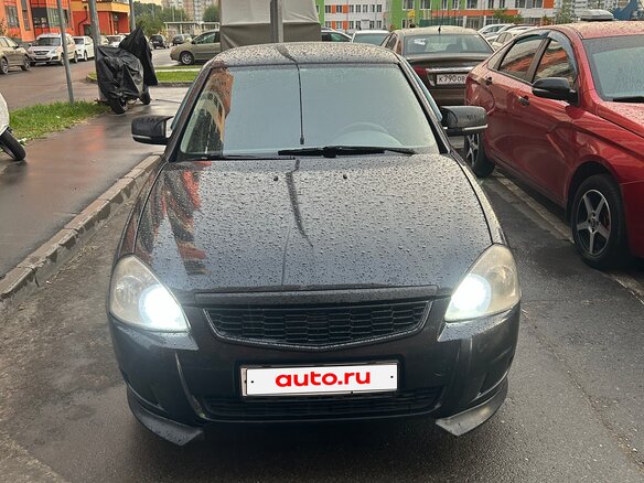 2011 Lada (ВАЗ) Priora I, чёрный, 200000 рублей - вид 5