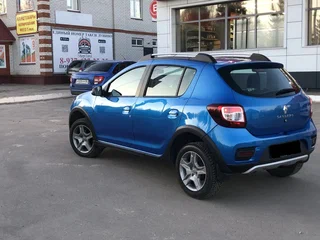 2019 Renault Sandero Stepway II Рестайлинг, синий, 1070000 рублей, вид 4