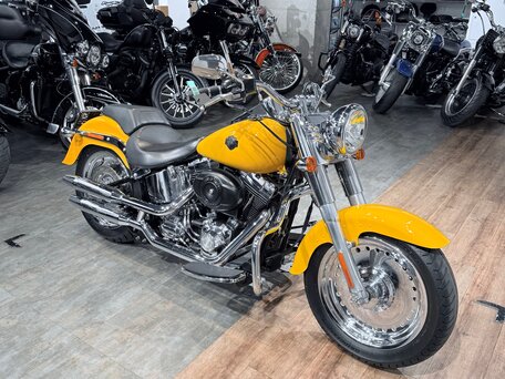 2014 Harley-Davidson Fat Boy, жёлтый, 1399000 рублей, вид 1